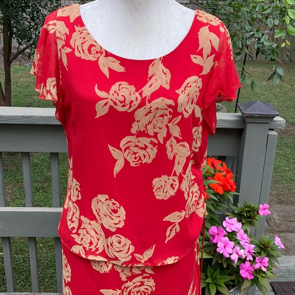 Adrianna Papell Silk - Picture 2 of 14